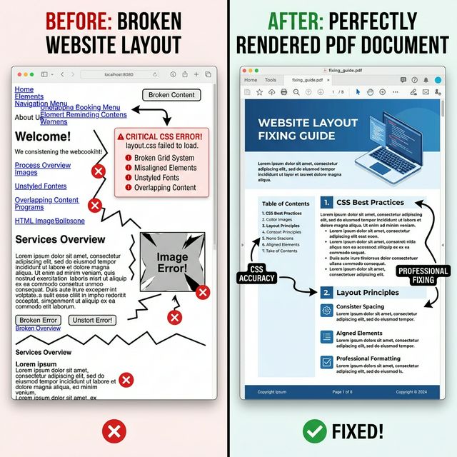 Fix: Webpage Format Broken When Saving as PDF on Phone