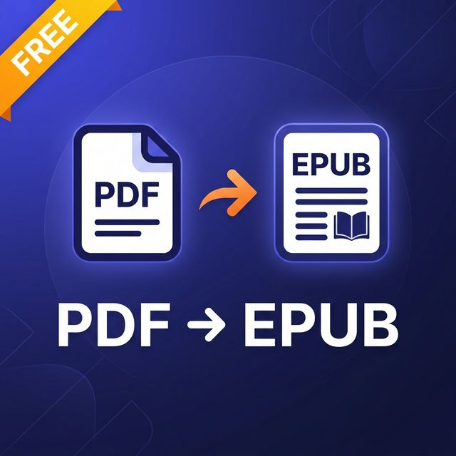 Convert PDF to EPUB Free Online