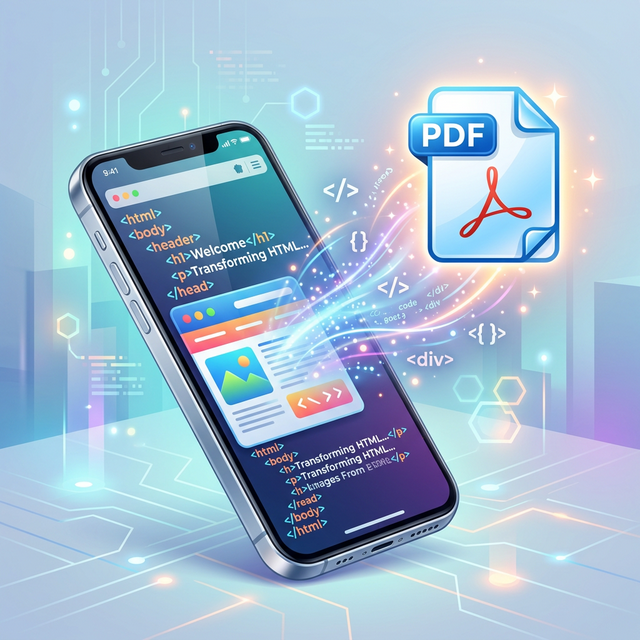 Convert HTML to PDF App